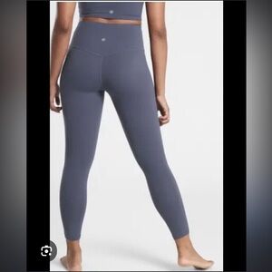 NWOT Athleta rare medieval violet, high rise leggings